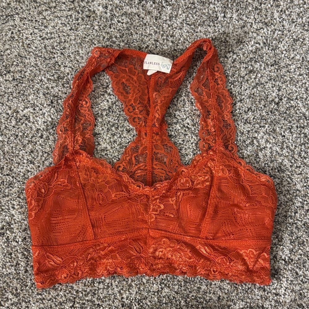 Orange Lace Bandeau